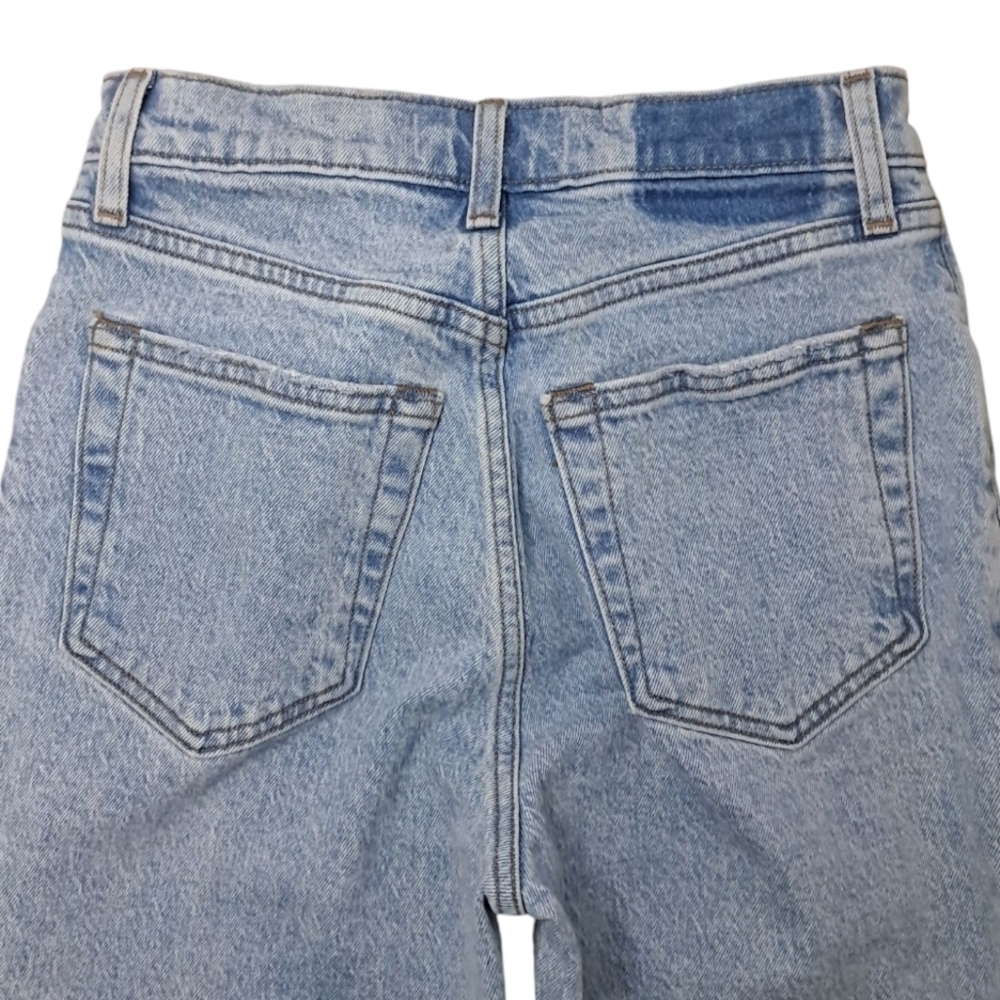 Abercrombie & Fitch Blue Straight Leg Jeans Relaxed Fit Size 25/0s - Picture 15 of 16